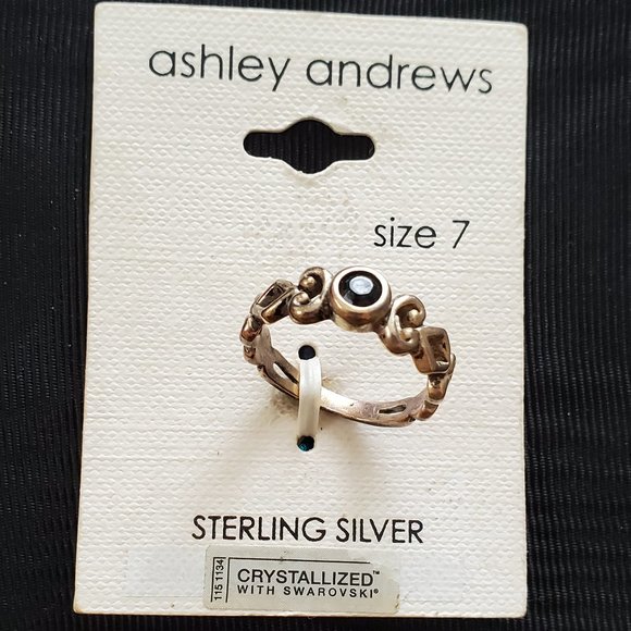 Sterling Silver with Swarovski - Picture 2 of 3